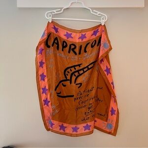 Ken Done Capricorn Zodiac Scarf